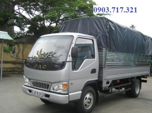 Giá xe tải Jac 2T4, 2.4T, 2tan4,2400Kg thùng dài 3m3, thùng 3m7 bảo hà - 1