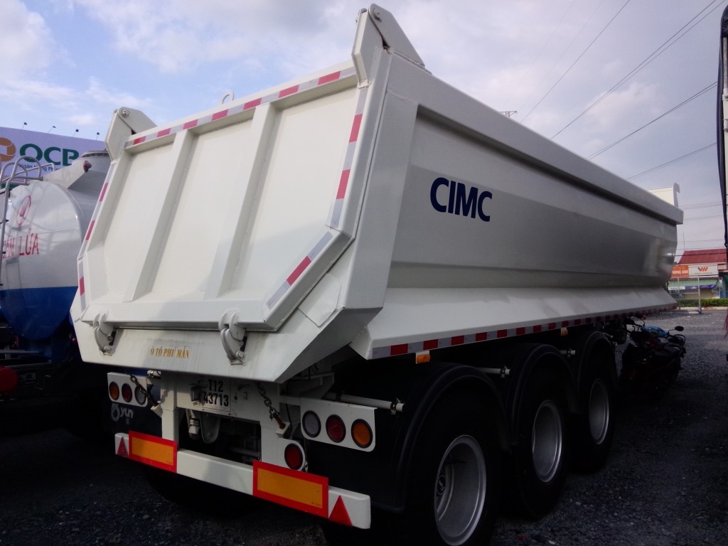 Sơ Mi Rơ Moóc Ben CIMC Nhập Khẩu 24m5 (24.5 Khối)