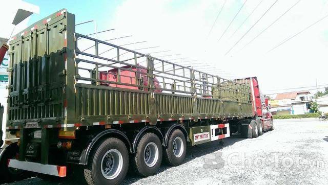 SơMi RơMoóc Lồng TMT 32.2 Tấn – Moóc thùng 32.2 Tấn