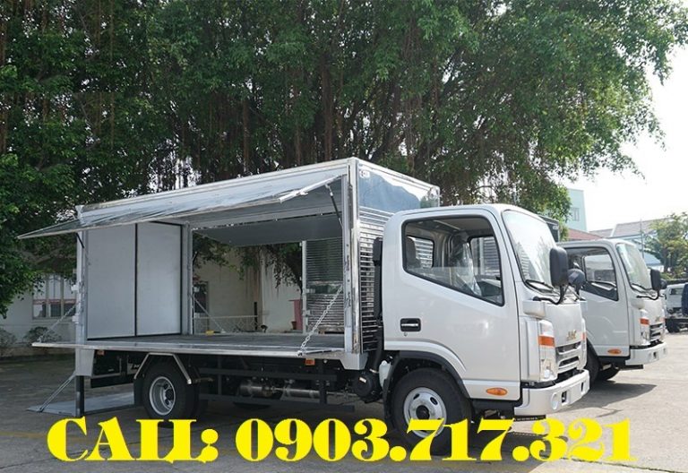 JAC N350 Thùng Kín Cánh Dơi